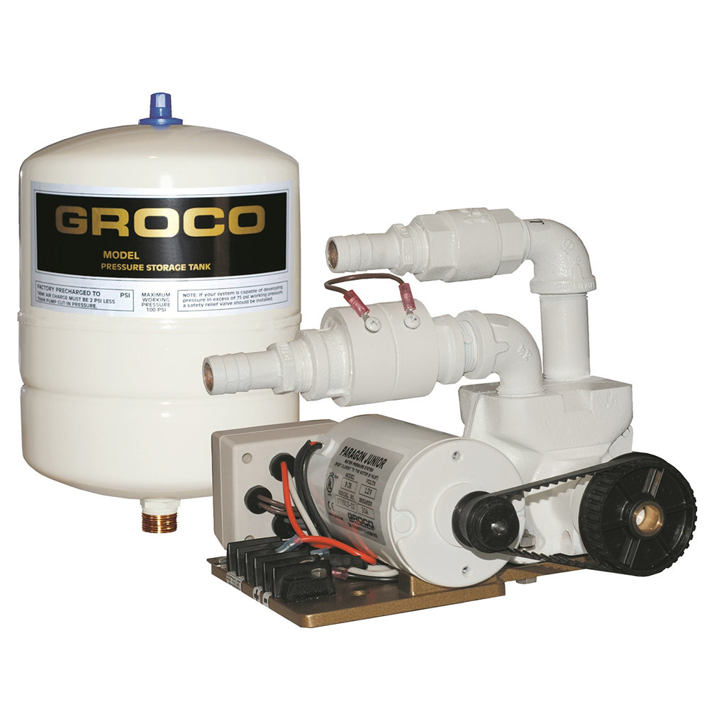 GROCO Paragon Junior 12v Water Pressure System - 1 Gal Tank - 7 GPM [PJR-A 12V] | Catamaran Supply