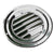 Sea-Dog Stainless Steel Round Louvered Vent - 5" [331425-1] | Catamaran Supply