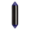 Polyform F-1 Twin Eye Fender 6" x 24" - Black [F-1-BLACK] | Catamaran Supply