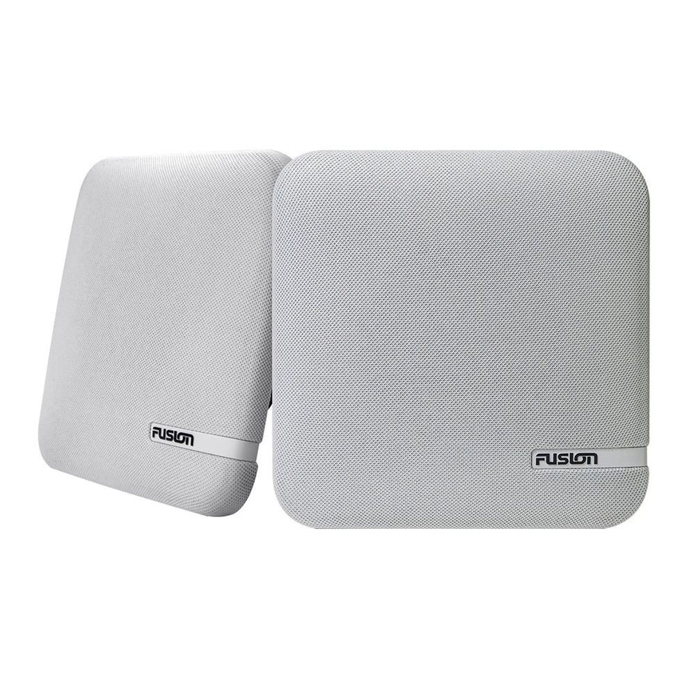 FUSION SM-F65CW SM Series 6.5" Shallow Mount Square Speakers - White Cloth Grill - 100W [010-02263-10] | Catamaran Supply