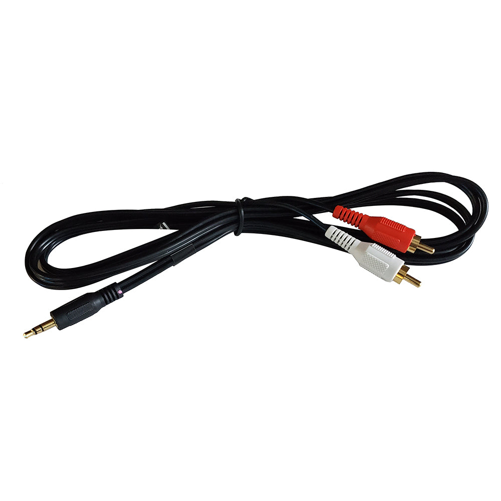FUSION MS-CBRCA3.5 Input Cable - 1 Male (3.5mm) to 2 Male (RCA Cable) 70" f/PS-A302B Panel Stereo [010-12753-20] | Catamaran Supply