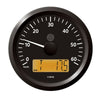 Veratron 3-3/8" (85 mm) ViewLine Speedometer - 0 to 60 KMH - 12/24V - Black Dial  Triangular Bezel [A2C59512367] | Catamaran Supply