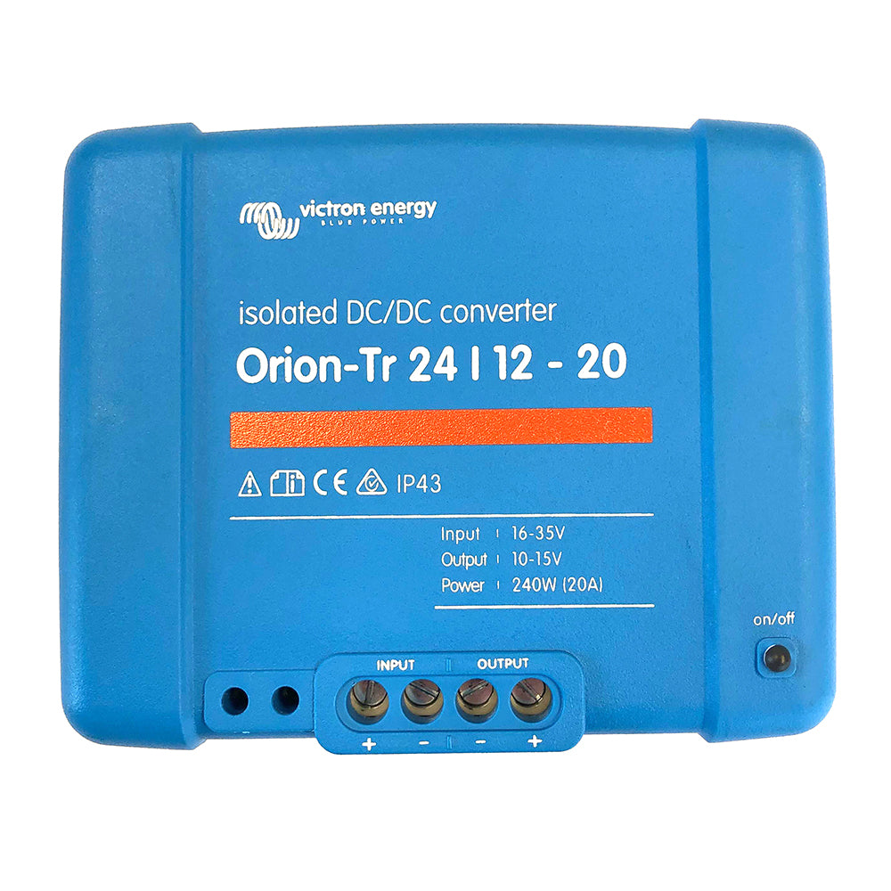 Victron Orion-TR DC-DC Converter - 24 VDC to 12 VDC - 20AMP Isolated [ORI241224110] | Catamaran Supply