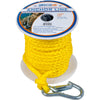 Sea-Dog Poly Pro Anchor Line w/Snap - 3/8" x 100 - Yellow [304210100YW-1] | Catamaran Supply