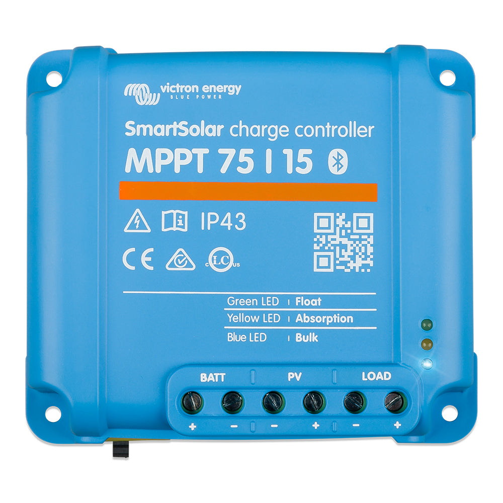 Victron SmartSolar MPPT Charge Controller - 75V - 15AMP [SCC075015060R] | Catamaran Supply