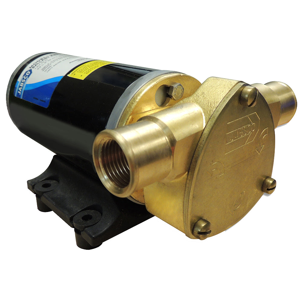 Jabsco Ballast King Bronze DC Pump with Deutsch Connector - No Reversing Switch - 15 GPM [22610-9427] | Catamaran Supply