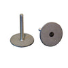 Weld Mount Stainless Steel Stud 1.25" Base #10 x 24 Thread 2.5" Tall [102440]