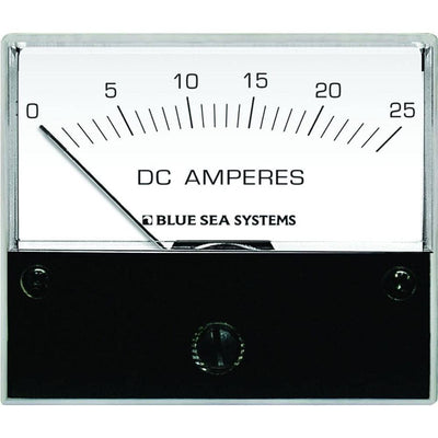 Blue Sea 8005 DC Analog Ammeter - 2-3/4" Face, 0-25 Amperes DC [8005] | Catamaran Supply