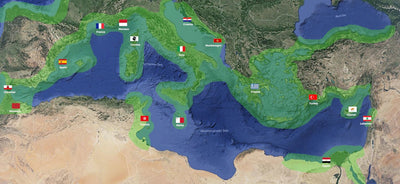 Mediterranean Courtesy Flag Pack | Catamaran Supply