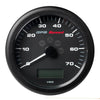 Veratron 4-1/4" (110MM) ViewLine GPS Speedometer 0-70 KNOTS/KMH/MPH - 8 to 16V Black Dial  Bezel [A2C59501781] | Catamaran Supply
